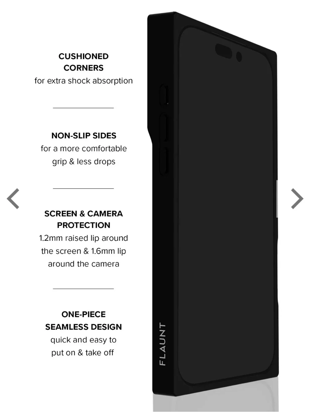 🆕 Flaunt SQUARE iPhone 17 Pro Max Black Crocodile Faux Leather Case!